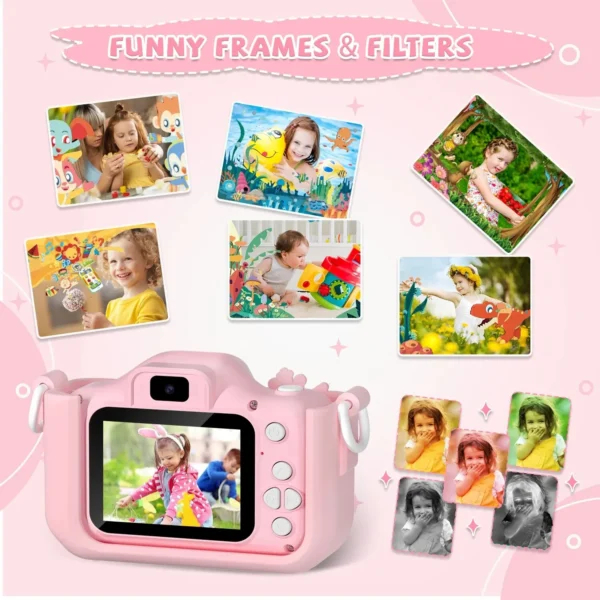 Children Camera 1080P HD Toddler Digital Video Camera 2.0-inch - Image 3