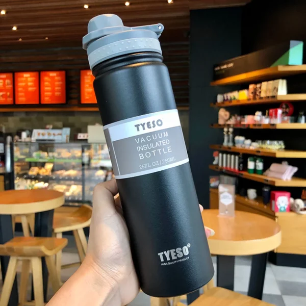 750ML Tyeso Stainless Steel Thermos Coffee Bottle - Image 2