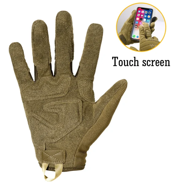 Outdoor Tactical Gloves With Touch Screen layer - Image 2