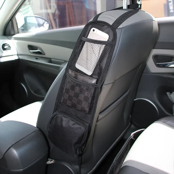 Car Backseat Organizer with Touch Screen Tablet Holder - Image 3