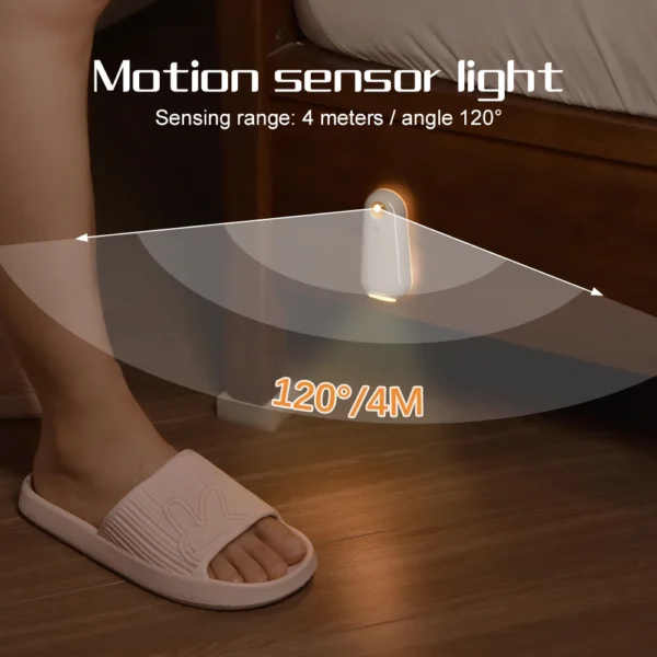 Rechargeable 7 Colors Toilet Night Light Motion Sensor - Image 2